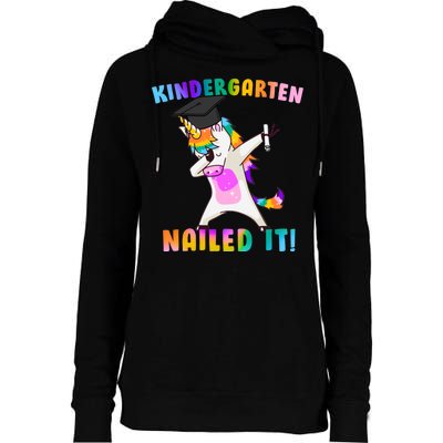 Kindergarten Nailed It Womens Funnel Neck Pullover Hood