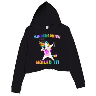 Kindergarten Nailed It Crop Fleece Hoodie