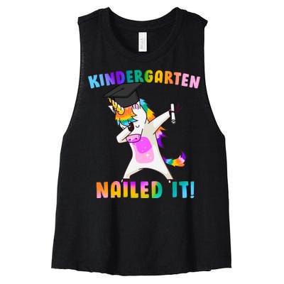 Kindergarten Nailed It Women's Racerback Cropped Tank