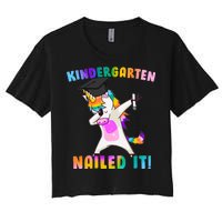 Kindergarten Nailed It Women's Crop Top Tee