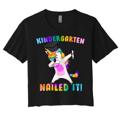 Kindergarten Nailed It Women's Crop Top Tee