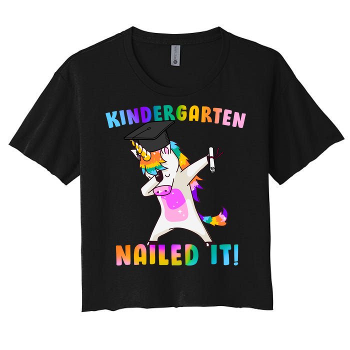 Kindergarten Nailed It Women's Crop Top Tee