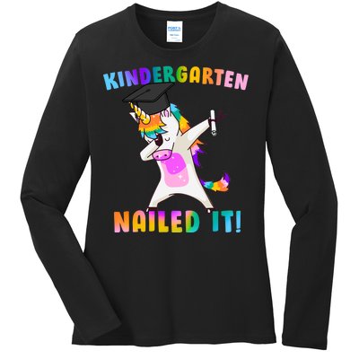 Kindergarten Nailed It Ladies Long Sleeve Shirt