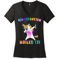 Kindergarten Nailed It Women's V-Neck T-Shirt