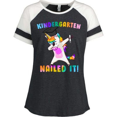 Kindergarten Nailed It Enza Ladies Jersey Colorblock Tee