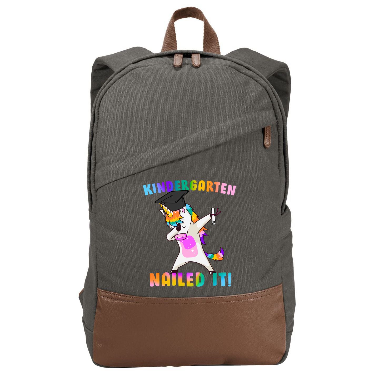 Kindergarten Nailed It Cotton Canvas Backpack