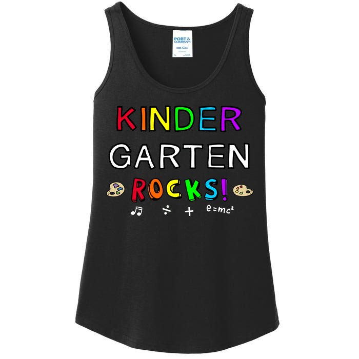 Kindergarten Rocks Ladies Essential Tank