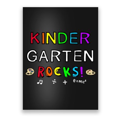 Kindergarten Rocks Poster