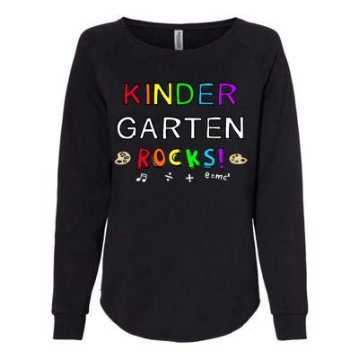 Kindergarten Rocks Womens California Wash Sweatshirt