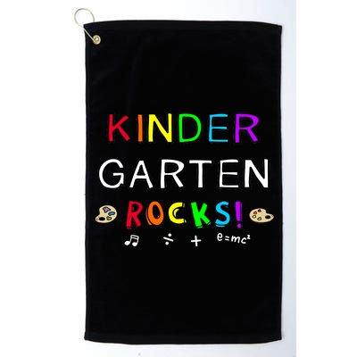 Kindergarten Rocks Platinum Collection Golf Towel