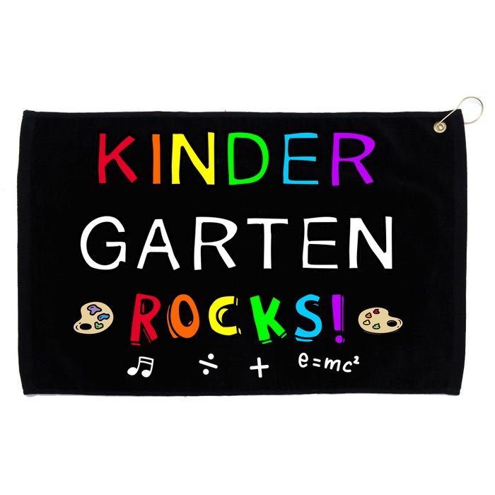 Kindergarten Rocks Grommeted Golf Towel