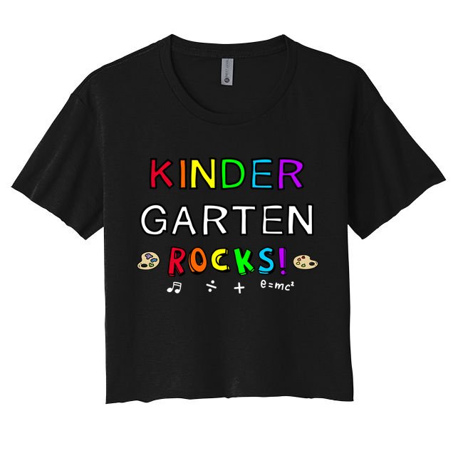 Kindergarten Rocks Crop Top