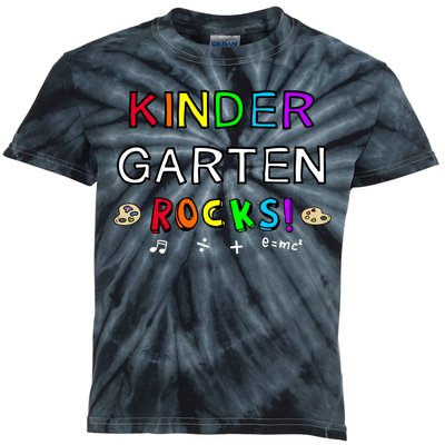 Kindergarten Rocks Kids Tie-Dye T-Shirt