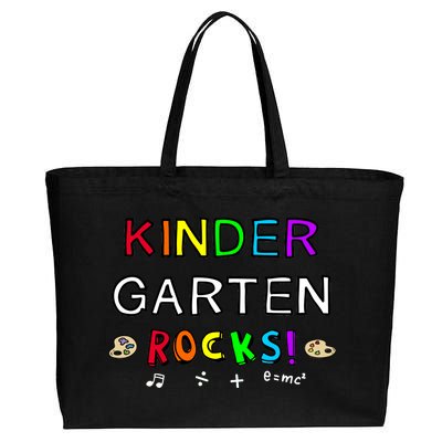 Kindergarten Rocks Cotton Canvas Jumbo Tote