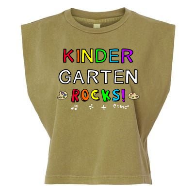 Kindergarten Rocks Garment-Dyed Women's Muscle Tee