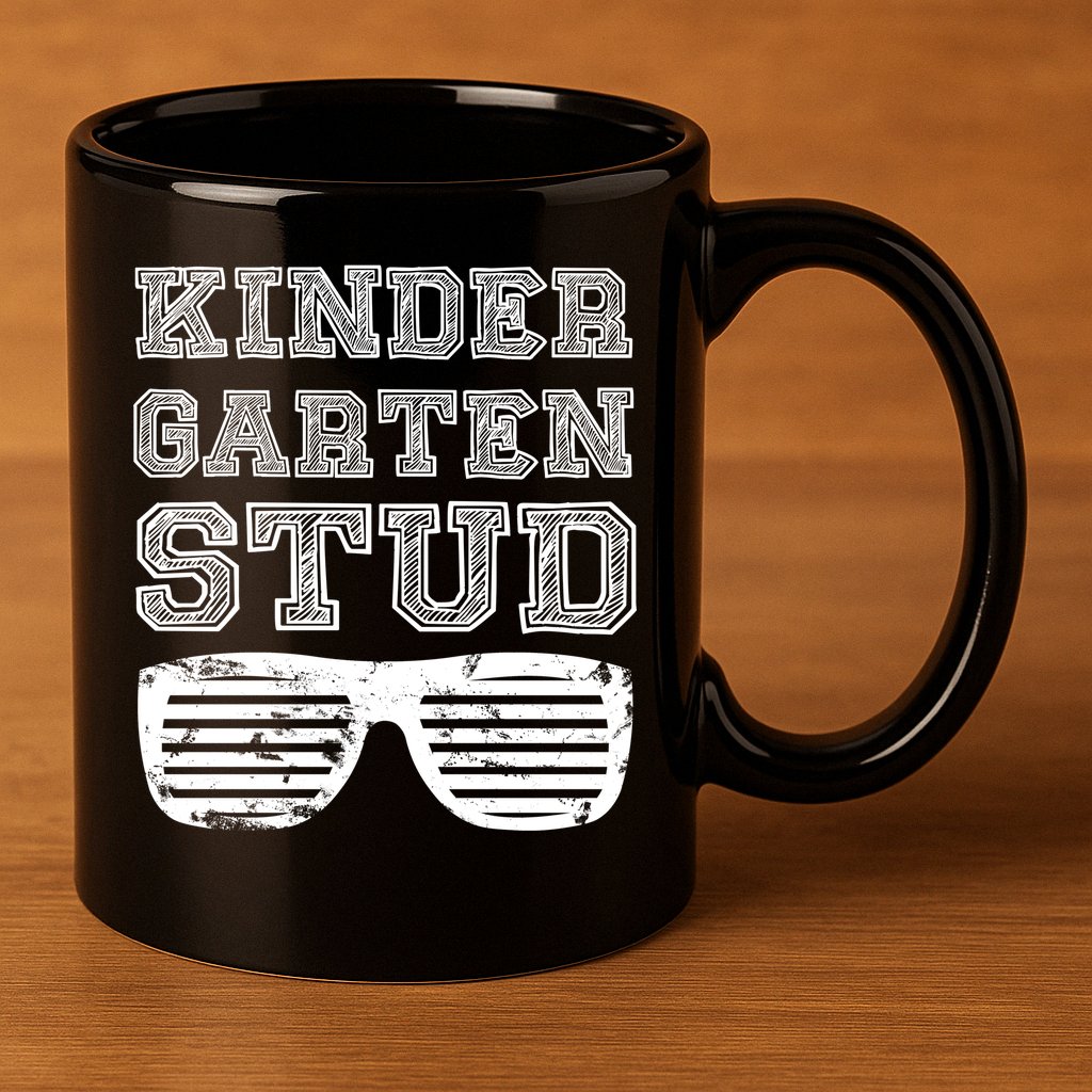 Kindergarten Stud 11oz C Handle Ceramic Mug