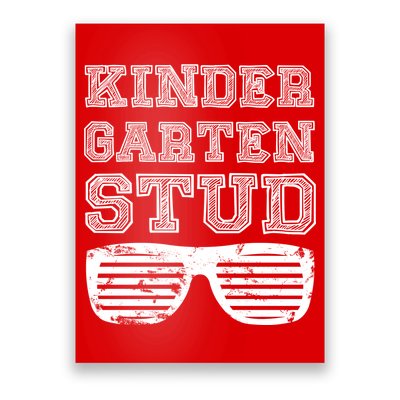 Kindergarten Stud Poster
