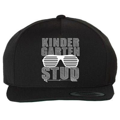 Kindergarten Stud Funny School Wool Snapback Cap