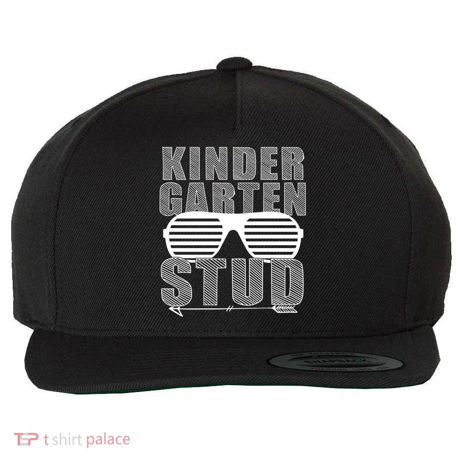 Kindergarten Stud Funny School Wool Snapback Cap