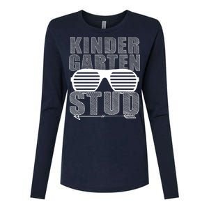 Kindergarten Stud Funny School Womens Cotton Relaxed Long Sleeve T-Shirt