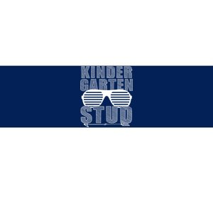 Kindergarten Stud Funny School Bumper Sticker