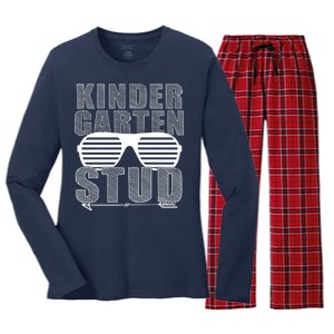 Kindergarten Stud Funny School Women's Long Sleeve Flannel Pajama Set 