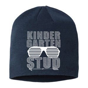 Kindergarten Stud Funny School Sustainable Beanie