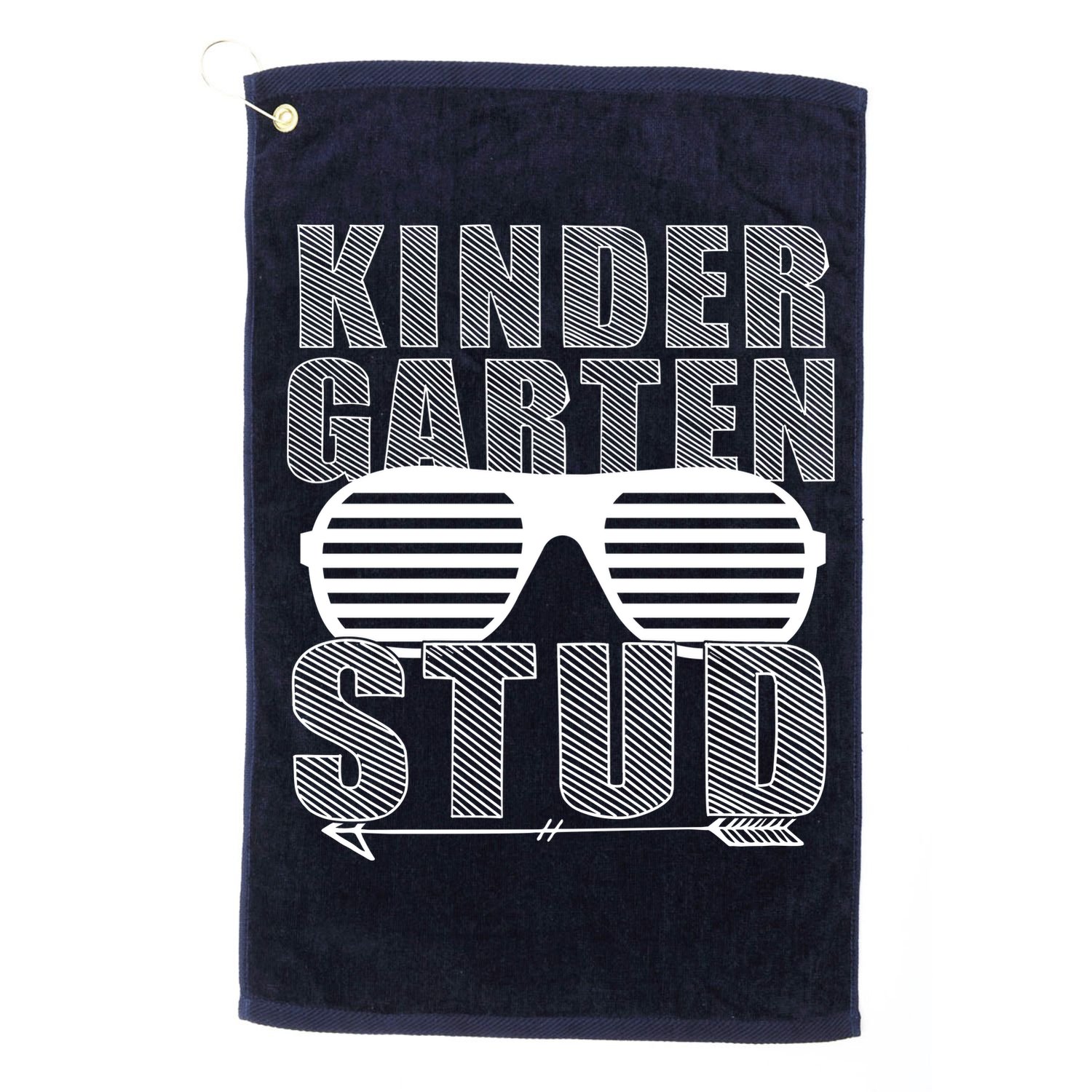 Kindergarten Stud Funny School Golf Towel
