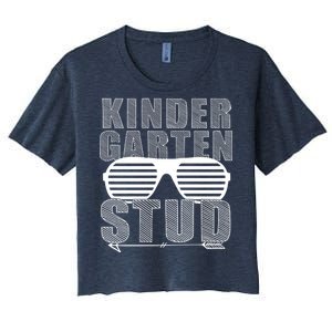 Kindergarten Stud Funny School Women's Crop Top Tee