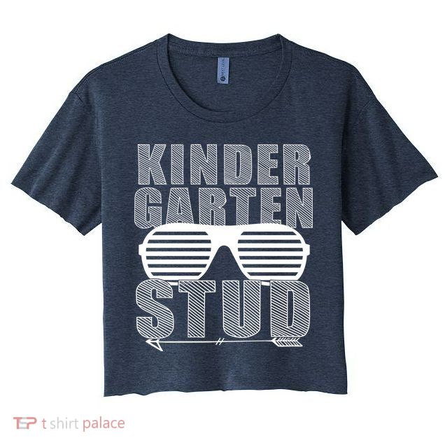 Kindergarten Stud Funny School Crop Top