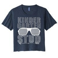 Kindergarten Stud Funny School Women's Crop Top Tee