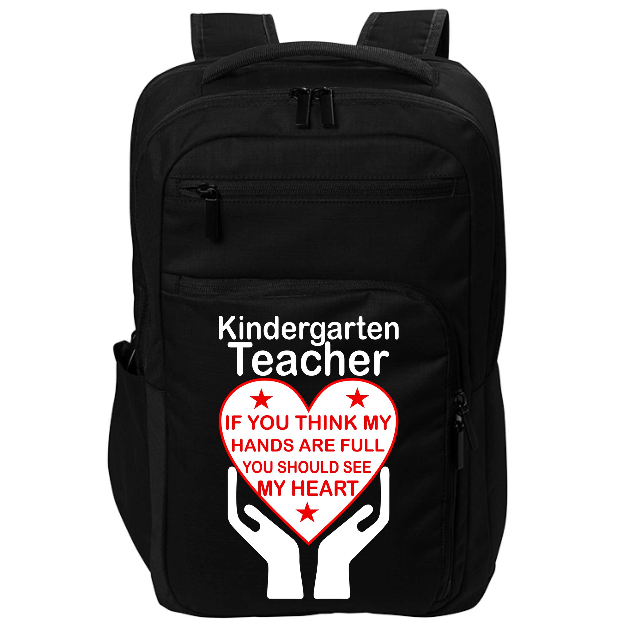 Kindergarten Teacher See My Heart Impact Tech Backpack