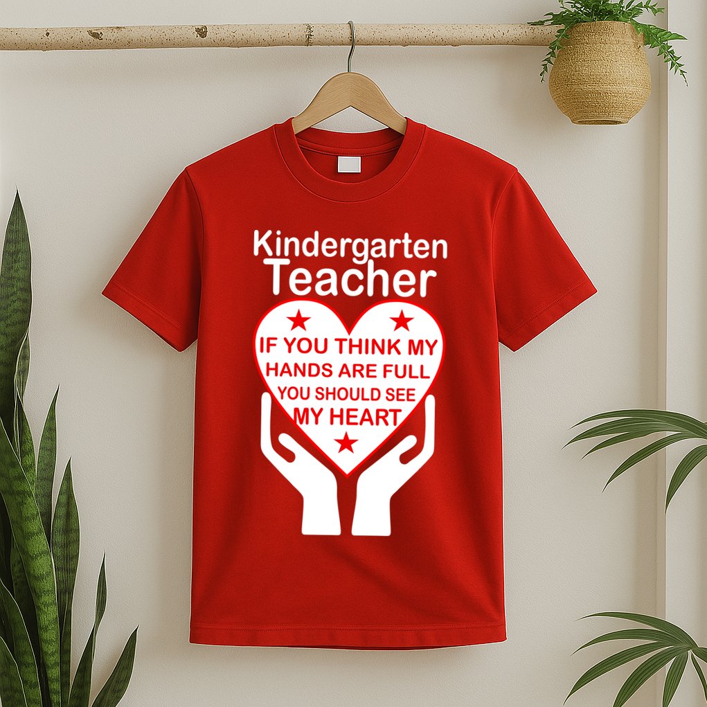 Kindergarten Teacher See My Heart T-Shirt