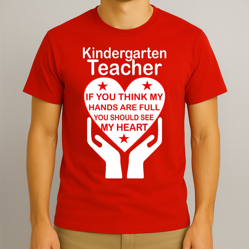 Kindergarten Teacher See My Heart T-Shirt
