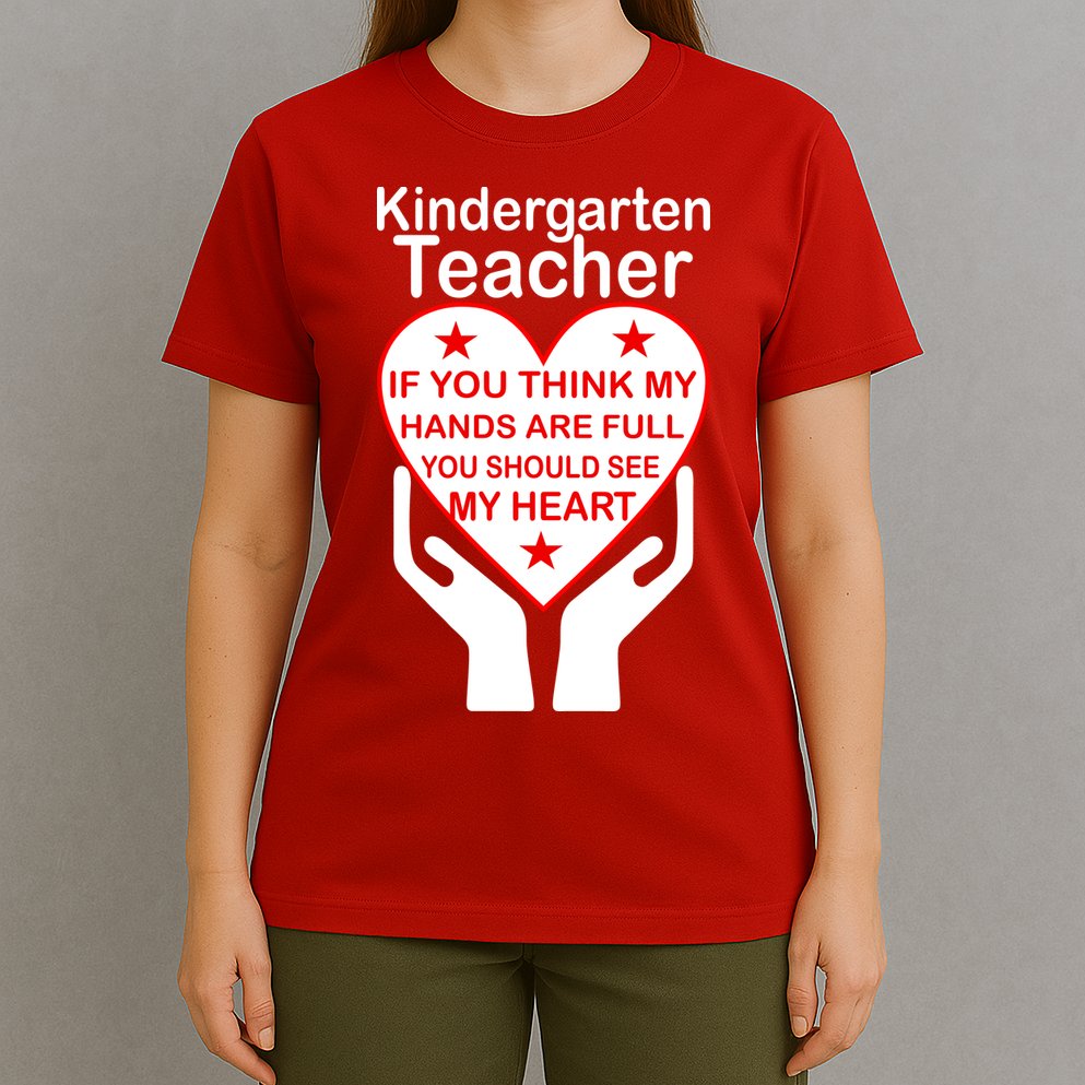 Kindergarten Teacher See My Heart T-Shirt