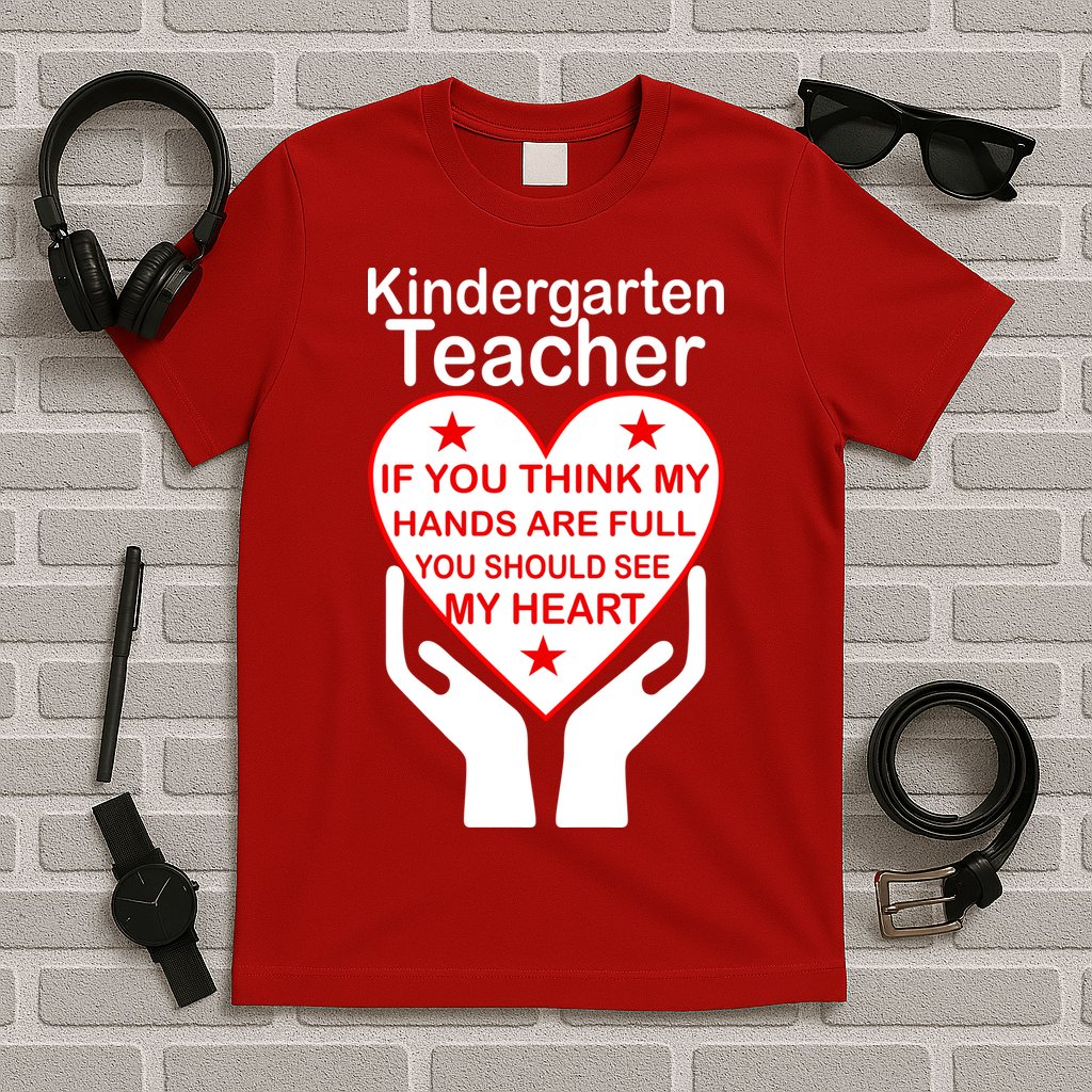 Kindergarten Teacher See My Heart T-Shirt