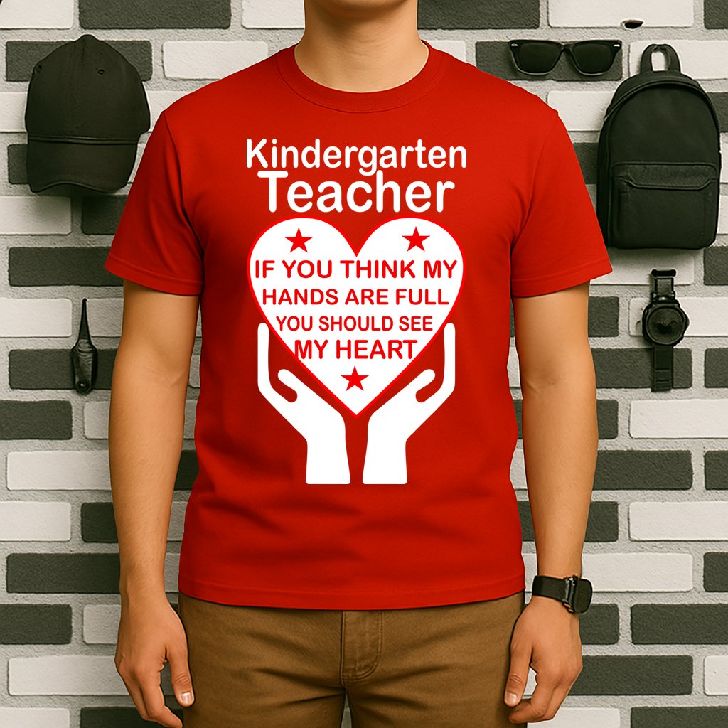 Kindergarten Teacher See My Heart T-Shirt