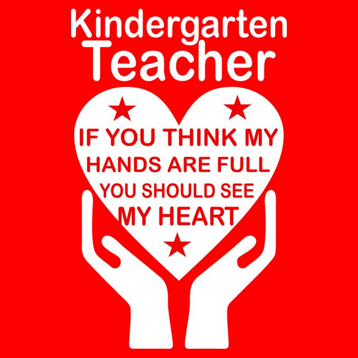 Kindergarten Teacher See My Heart 16 in Basic Backpack