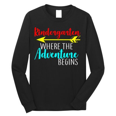 Kindergarten Where The Adventure Begins Long Sleeve Shirt