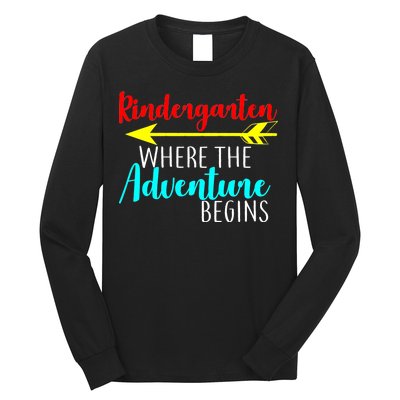 Kindergarten Where The Adventure Begins Long Sleeve Shirt