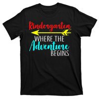 Kindergarten Where The Adventure Begins T-Shirt