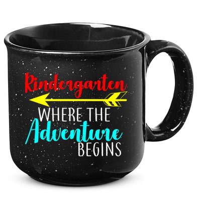 Kindergarten Where The Adventure Begins 15oz Campfire Ceramic Mug