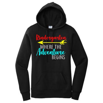 Kindergarten Where The Adventure Begins Women's Pullover Hoodie