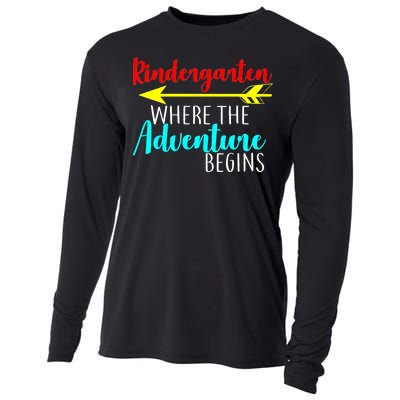 Kindergarten Where The Adventure Begins Cooling Performance Long Sleeve Crew