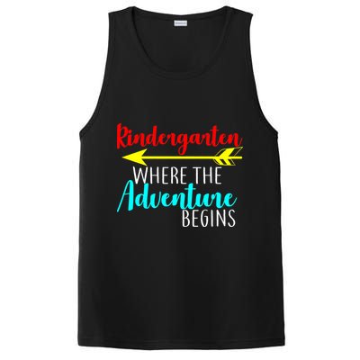 Kindergarten Where The Adventure Begins PosiCharge Competitor Tank