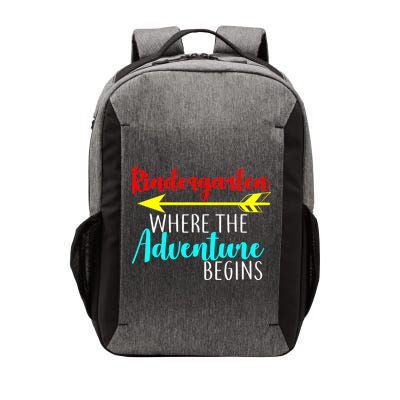Kindergarten Where The Adventure Begins Vector Backpack