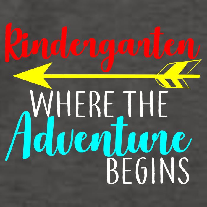 Kindergarten Where The Adventure Begins Vector Backpack