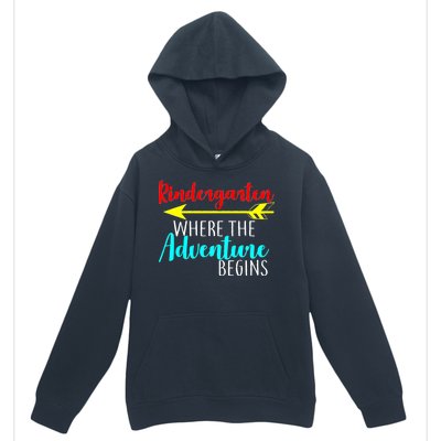 Kindergarten Where The Adventure Begins Urban Pullover Hoodie