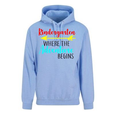 Kindergarten Where The Adventure Begins Unisex Surf Hoodie