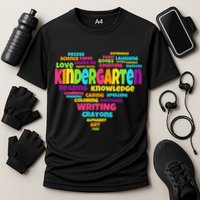 Kindergarten Word Marks Heart Cooling Performance Crew T-Shirt